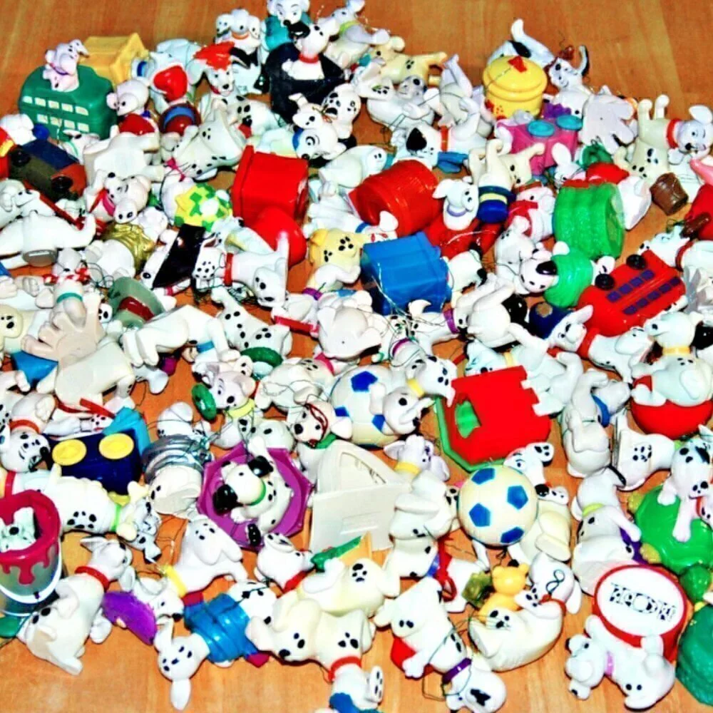 Vintage Lot of 98 McDonalds 101 DALMATIONS COLLECTIBLES Toys 1996